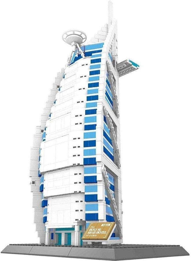 CIRBOX Dhabi Burj-Al-Arab Hotel Construction Building Blocks Set,United-Arab-Emirates World Famous Architecture Building Blocks 3D Assembled DIY Brick Toy, Suitable for Boys & Girls,Adults (2280 PCS) - Image 1